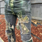 “K Stunna Chrome Camo” Jeans